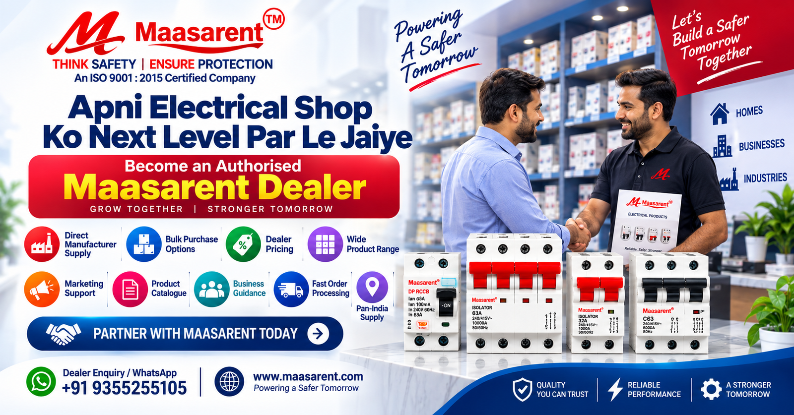 Become an Authorised Maasarent Dealer & Grow Your Electrical Business