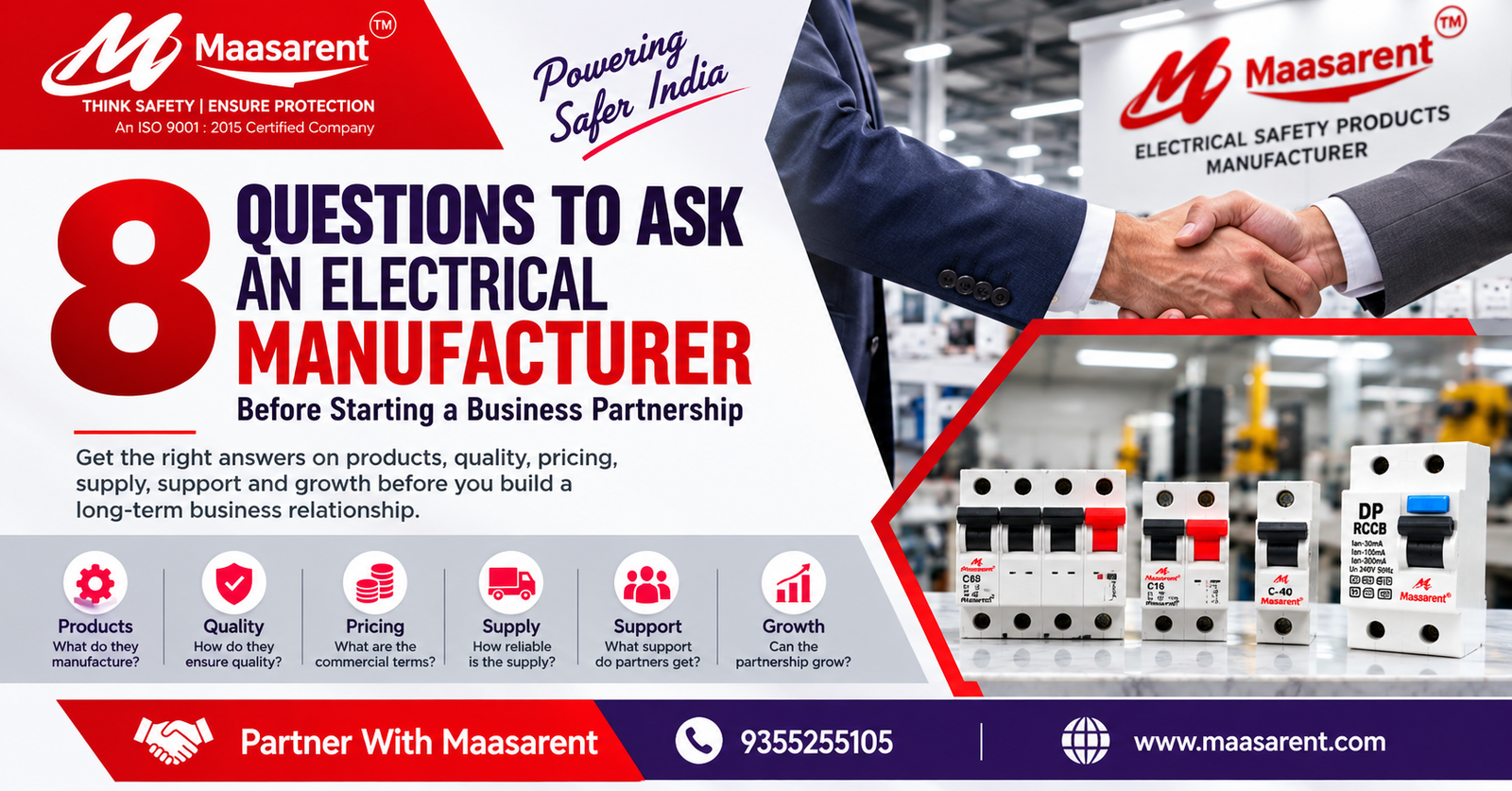 8 Questions to Ask an Electrical Manufacturer Before Starting a Business Partnership